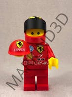 Lego Minifiguur - Racers - Ferrari F1 figure, Nieuw