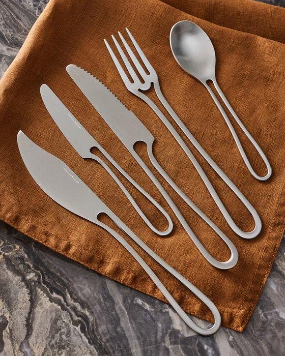 6 table settings / couverts - Maarten Baptist - Bestekset -, Antiek en Kunst, Kunst | Designobjecten