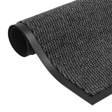 vidaXL Droogloopmat rechthoekig getuft 40x60 cm antraciet, Verzenden, Nieuw
