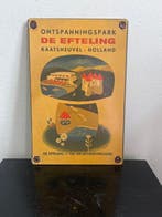 Vintage Efteling emaille reclamebord – nostalgisch, Antiek en Kunst