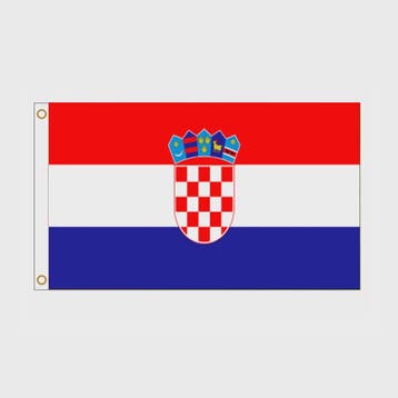 Kroatische Vlag 90x150cm - Officiële Vlag van Kroatië, Verzenden, Nieuw