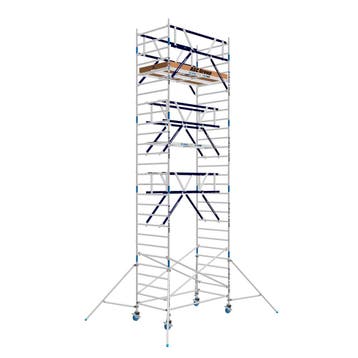 AGS Pro rolsteiger ASC 135 x 250 x 9,2wh tweezijdig, Doe-het-zelf en Verbouw, Steigers, Verzenden, Nieuw, Rolsteiger of Kamersteiger