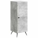 vidaXL Dressoir Betongrijs 33 x 34,5 x 90 cm Bewerkt hout, Verzenden, Nieuw, Overige houtsoorten, Minder dan 50 cm