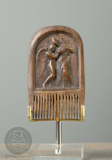 Oud-Romeins, Keizerrijk Been Late-antieke bottenkam met