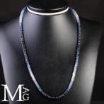 Jeans Blauwe Saffier Ketting – Veelzijdig en trendy -