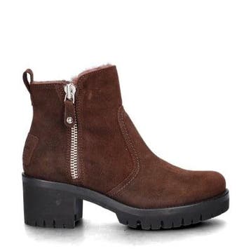 Panama Jack Pauline rits- & gesloten boots voor dames, Bruin, Verzenden, Lage of Enkellaarzen, Nieuw