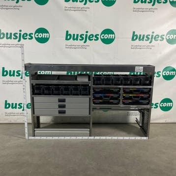 Aluca aluminium bedrijfswageninrichting gebruikt (nr 2257), Auto diversen, Ophalen of Verzenden