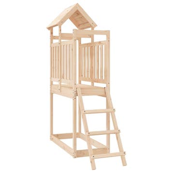 vidaXL Speelhuis 53x110x214 cm massief grenenhout, Verzenden, Nieuw
