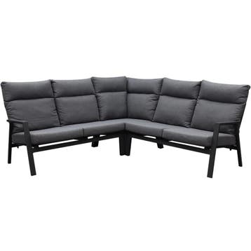 Pacific hoek loungeset 3 delig aluminium antraciet, Tuin en Terras, Ophalen of Verzenden, Nieuw