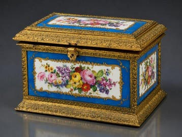 Sieradendoos - Brons, Porselein - Franse Napoleon II