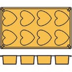 La pavoni patisserievorm 8 hartjes, Ophalen of Verzenden