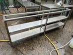 RVS opzet stuk 232x28x90 bxdxh, Ophalen of Verzenden, Gebruikt