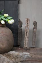 Authentiek houten ornament op statief, Huis en Inrichting, Woonaccessoires | Overige, Ophalen of Verzenden, Nieuw