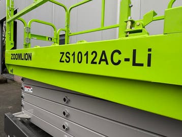 Zoomlion schaarhoogwerker ZS1012AC-Li, Ophalen