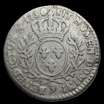 Frankrijk. Louis XV (1715-1774). 1/10 Écu 1730, Rennes, Postzegels en Munten, Munten | Europa | Niet-Euromunten