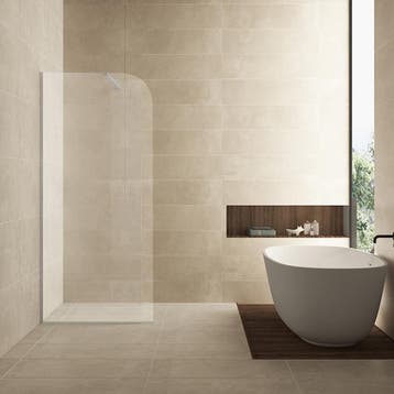 Inloopdouche Wiesbaden Curvea 80x200 cm 8 mm Nano Helder, Ophalen of Verzenden, Nieuw, Chroom, Douche