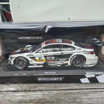 Minichamps 1:18 - Model raceauto - BMW M3 DTM (E92) Ice, Nieuw