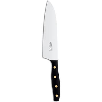 Robert Herder K5 Koksmes XL – RVS – Licht Gebogen – Le, Ophalen of Verzenden, Nieuw, Rvs of Chroom, Los bestek