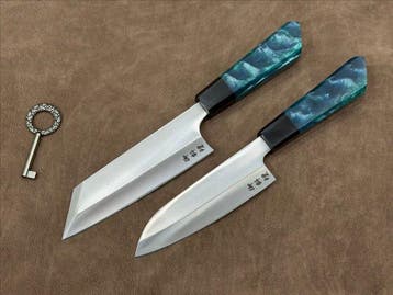 Keukenmes - Bunka & Santoku - Premium Japanse Messen – Set, Antiek en Kunst