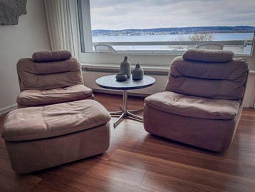 Walter Knoll - Lounge stoel (2) - Leder - Modulair