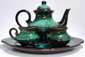 Blue Mountain Pottery (BMP) - Koffie- en theeservies (4) -