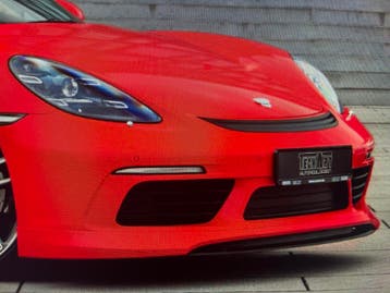 Porsche Boxster/Cayman (718) ORIGINELE Techart voorspoiler, Ophalen, Gebruikt, Voor