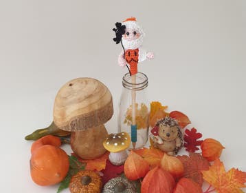 Haakpatroon byClaire Pompoen Mummy Topper voor Potlood, Ophalen of Verzenden, Nieuw, Breien of Haken, Wol of Garen