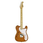 Aria TEG-TL Naturel Modern Classics Telecaster Hollowbody, Muziek en Instrumenten, Snaarinstrumenten | Gitaren | Elektrisch, Ophalen of Verzenden