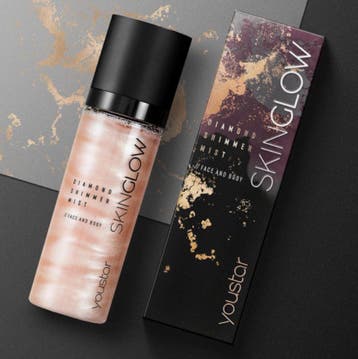 Natuurlijke gezicht parelmoer spray - natuurlijke gloed -, Nieuw