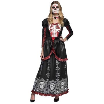 Day Of The Dead Jurk Lang Señora Adriana, Kleding | Dames, Ophalen of Verzenden, Nieuw