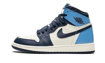 Jordan 1 Retro High Obsidian UNC (GS), Kleding | Heren, Nieuw