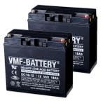 2 Stuks: VMF DC18-12 AGM Deep Cycle Loodaccus, origineel, Verzenden, Nieuw