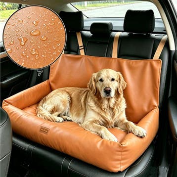 Hondenmand auto - Autostoel hond - 92x52x47 - Oranje - Noble, Verzenden, Zo goed als nieuw