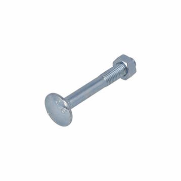 OUTLET Hoenderdaal Slotbout 4.6 verzinkt M10x130mm met moer, Ophalen of Verzenden, Nieuw