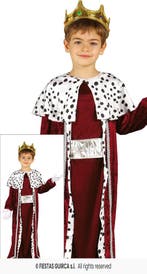 Magisch Verkleedpak Koning Kind Rood, Ophalen of Verzenden, Nieuw