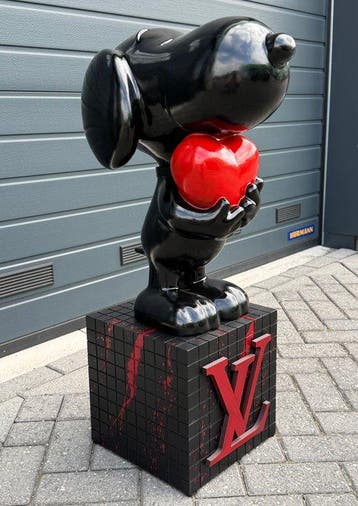 Daluxe Art - 1999 • XXL LV Snoopy Display – 95 cm