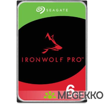 Seagate HDD NAS 3.5  6TB ST6000NT001 IronWolf Pro, Computers en Software, Harde schijven, Verzenden, Nieuw, Seagate