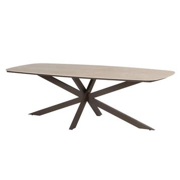 4 Seasons Prado tuintafel 240x105x75 cm - terre, Verzenden, Nieuw