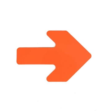 Pijl  -  Anti slip - Oranje - Anti - slip -, Verzenden