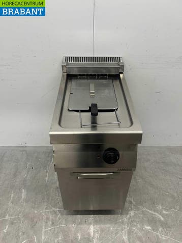 RVS Zanussi Friteuse Frituur 14 liter 400V Horeca, Ophalen of Verzenden, Gebruikt