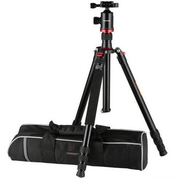K&F Concept Tripod - 161 cm - Aluminium - KF09.031 (Incl. C, Verzenden, Nieuw