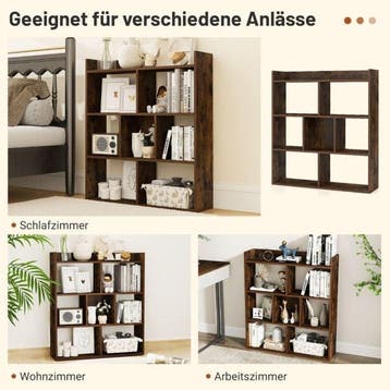2dekans | Coast Boekenkast met 7 Open Vakken – 80 x 20 x 90, Ophalen of Verzenden, Zo goed als nieuw