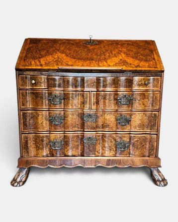 Settle (zitbank met hoge leuning) - Eik, Wortelnotenhout
