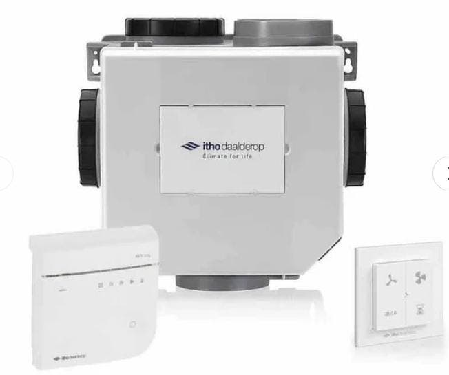 Itho ventilatiebox CVE OptimaFlow Co2 vochtsensor rf NIEUW, Doe-het-zelf en Verbouw, Ventilatie en Afzuiging, Ventilator en Afzuiger