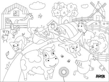 Matta boerderij kleurplacemat - Her van €14,95 voor €4,99, Ophalen of Verzenden, Nieuw