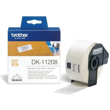 Brother DK-11208 groot adreslabel (origineel), Verzenden, Nieuw, Brother