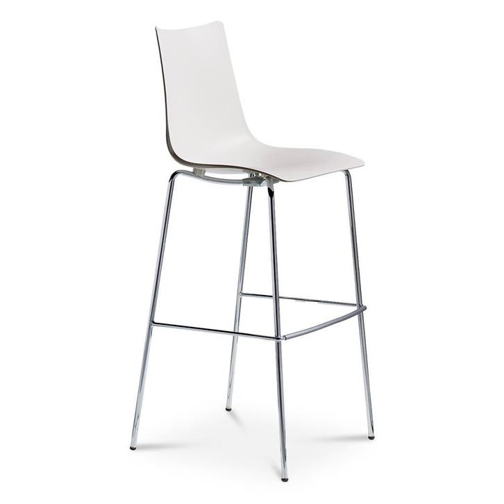 Barkruk Scab Zebra Technopolymer - Ivoor, Huis en Inrichting, Stoelen, Ophalen of Verzenden