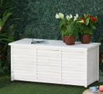 Houten Tuinkist 127x56x60 cm Buitenbox met Deksel  en amp, Verzenden, Nieuw