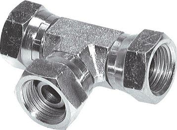 T-koppeling G2 Binnendraad Staal hydrauliek 75bar, Verzenden, Nieuw