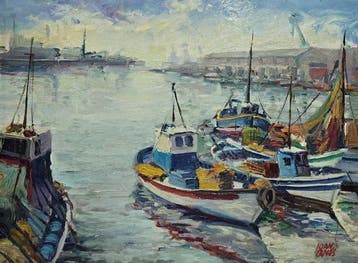 Joan Canós (1928) - Puerto en calma